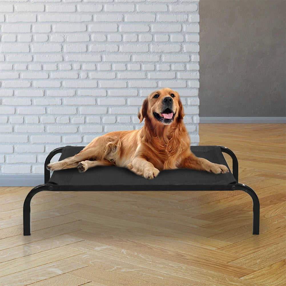 Elevated Dog Bed Cover Replacement Washable Mesh Pet Cot for Indoor Outdoor Use Cool Comfortable Dog Sleeping Bed Accessory