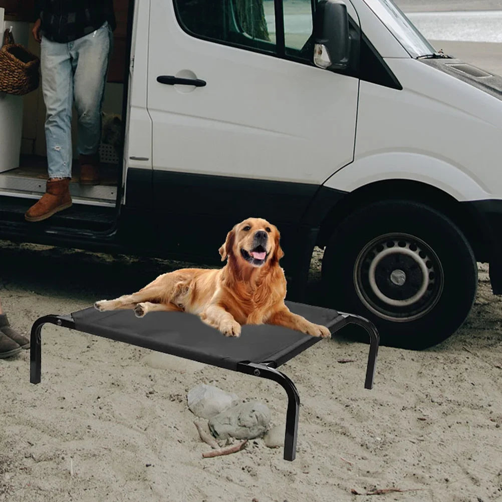 Elevated Dog Bed Cover Replacement Washable Mesh Pet Cot for Indoor Outdoor Use Cool Comfortable Dog Sleeping Bed Accessory