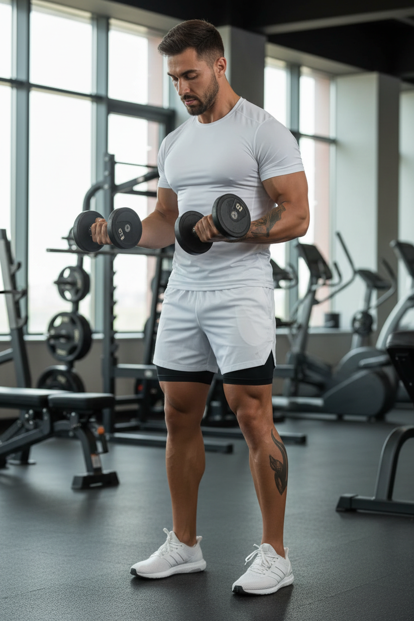 Camo Running Shorts Men Gym Sports Shorts 2 In 1 Quick Dry Workout Training Fitness Jogging Pants Summer