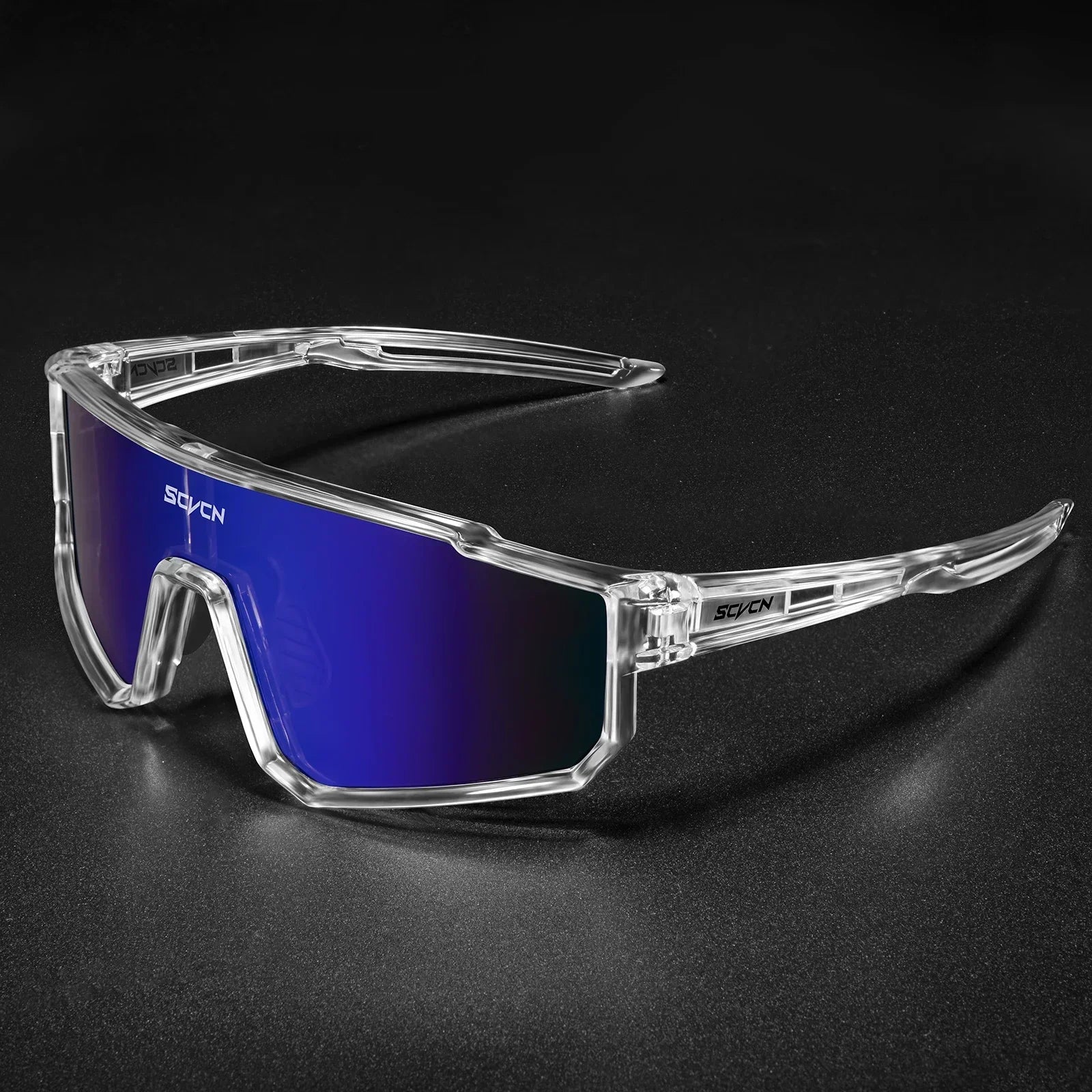 SCVCN Upgraded Outdoor Sports Cycling Glasses Men Women Running Sunglasses UV400 Mountain Camping Fishing Eyewear MTB Goggles
