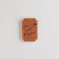 Ticket to the West Sticker