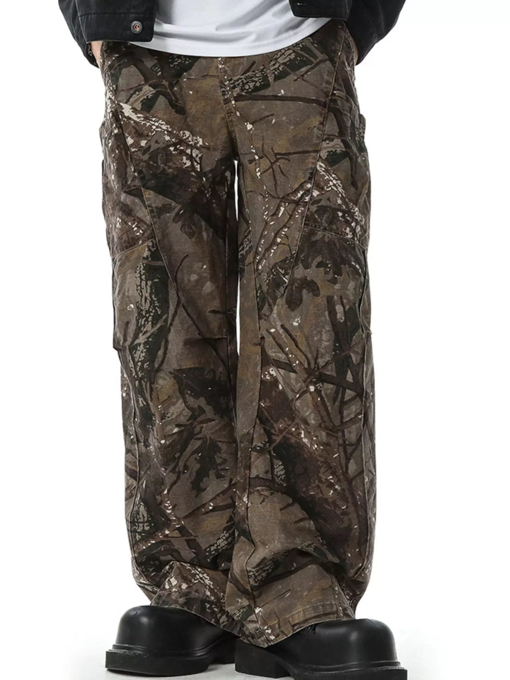 Men's Full Size Relaxed Fit Camo Pants Plus Size