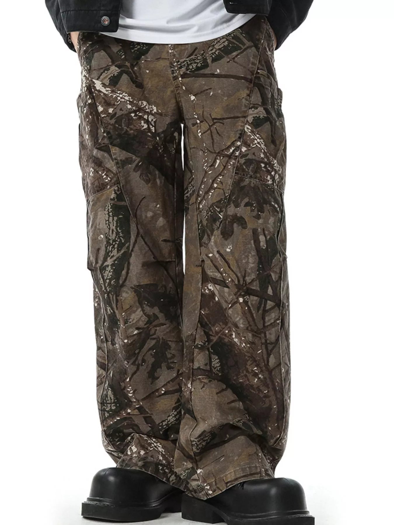 Men's Full Size Relaxed Fit Camo Pants Plus Size