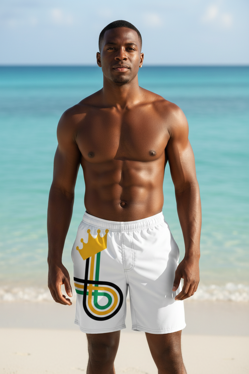 Crowned Path Recycled Men's Swim Trunks