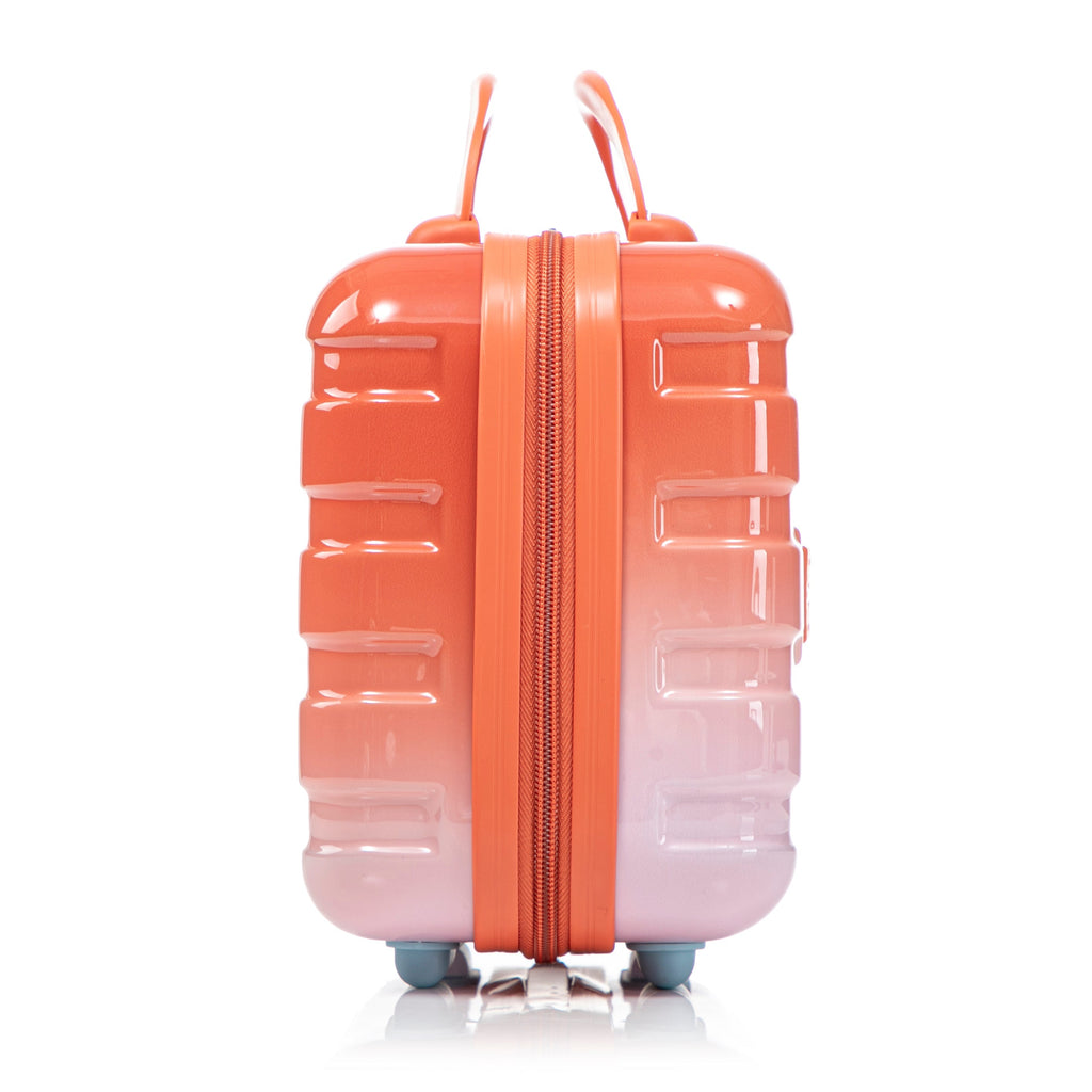 2 Pc PC Spinner Wheel Luggage Set with Lock - Gradient Blue Red