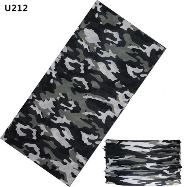 Camouflage Neck Gaiter Hunting Scarves Ice Silk Bandana Tubular Buff Half Mask Tactical Sport Headband Balaclava  Balaclava Seamless Magic Head Scarf Breathable Bandana Turban Outdoor Hiking Quick-Dry Sweat Absorbing Scarves Multifunction Beanie Hat