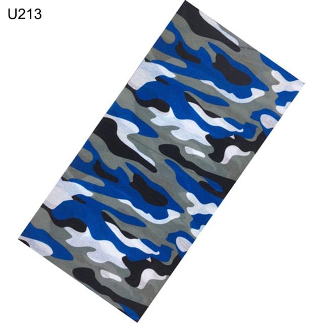 Camouflage Neck Gaiter Hunting Scarves Ice Silk Bandana Tubular Buff Half Mask Tactical Sport Headband Balaclava  Balaclava Seamless Magic Head Scarf Breathable Bandana Turban Outdoor Hiking Quick-Dry Sweat Absorbing Scarves Multifunction Beanie Hat