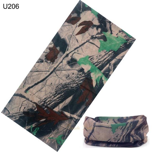Camouflage Neck Gaiter Hunting Scarves Ice Silk Bandana Tubular Buff Half Mask Tactical Sport Headband Balaclava  Balaclava Seamless Magic Head Scarf Breathable Bandana Turban Outdoor Hiking Quick-Dry Sweat Absorbing Scarves Multifunction Beanie Hat
