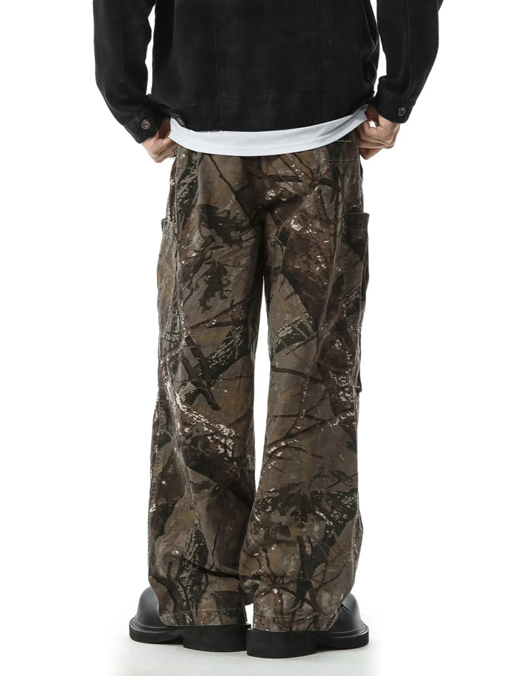 Men's Full Size Relaxed Fit Camo Pants Plus Size