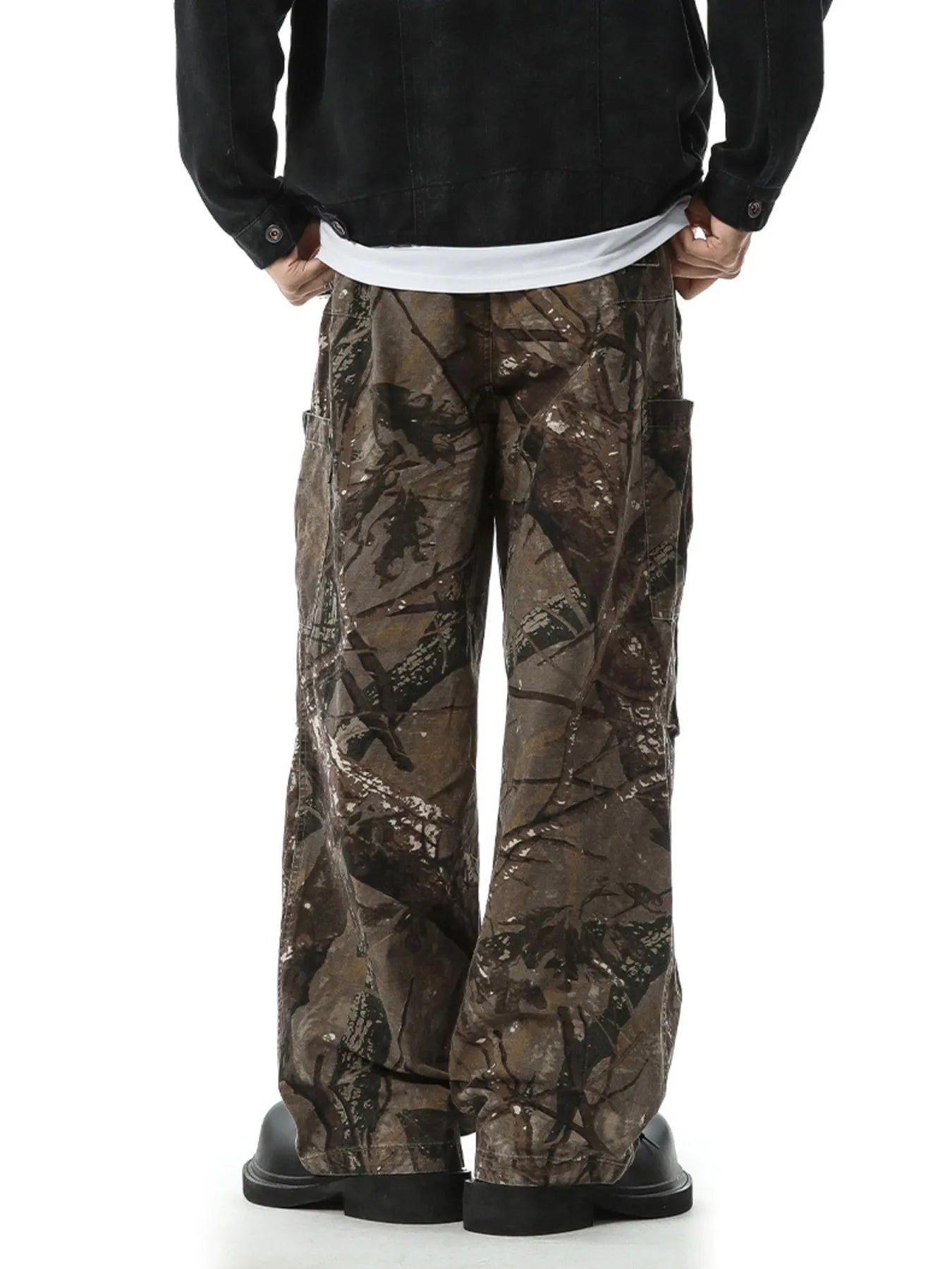 Men's Full Size Relaxed Fit Camo Pants Plus Size