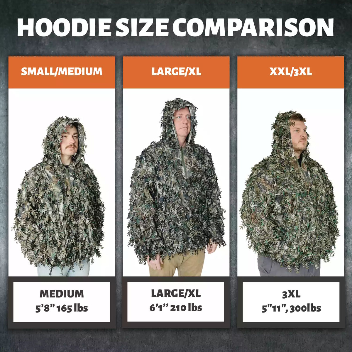 3D Leafy Camo Suits and Hoodies, Mossy Oak Patterns