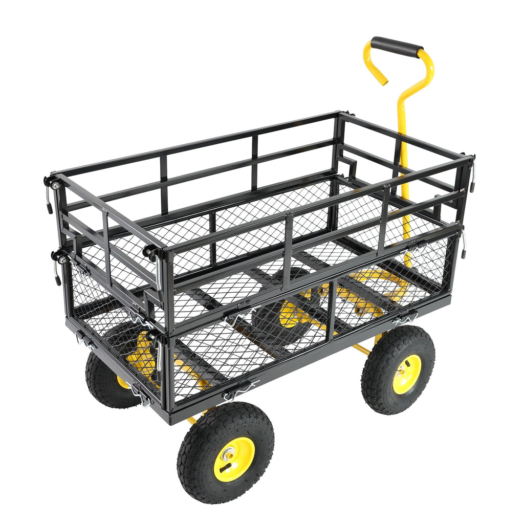 Wagon Cart Garden Cart Trucks Make Transporting Firewood Easier