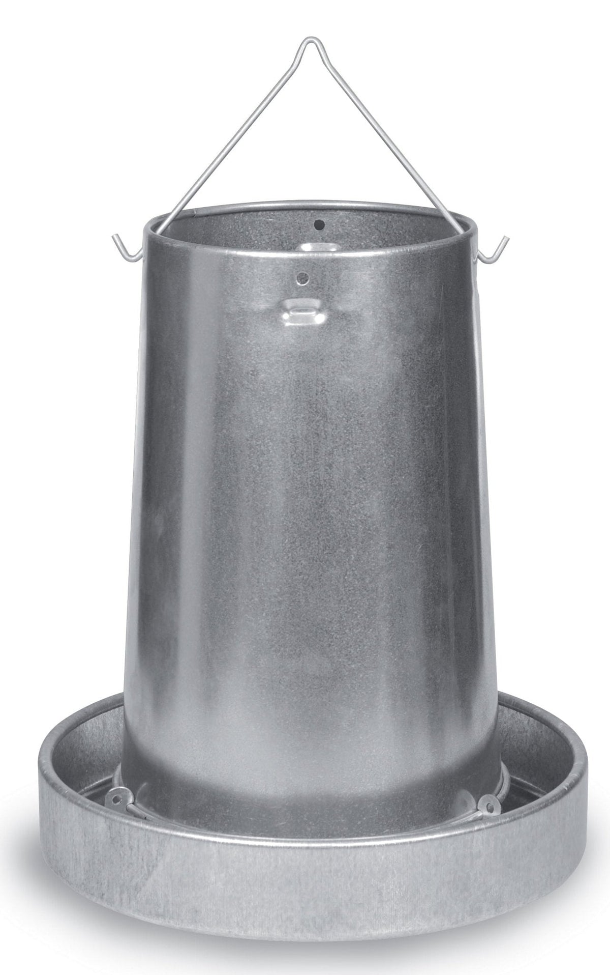 Hanging Galvanized Metal Chicken Feeder & Accessories