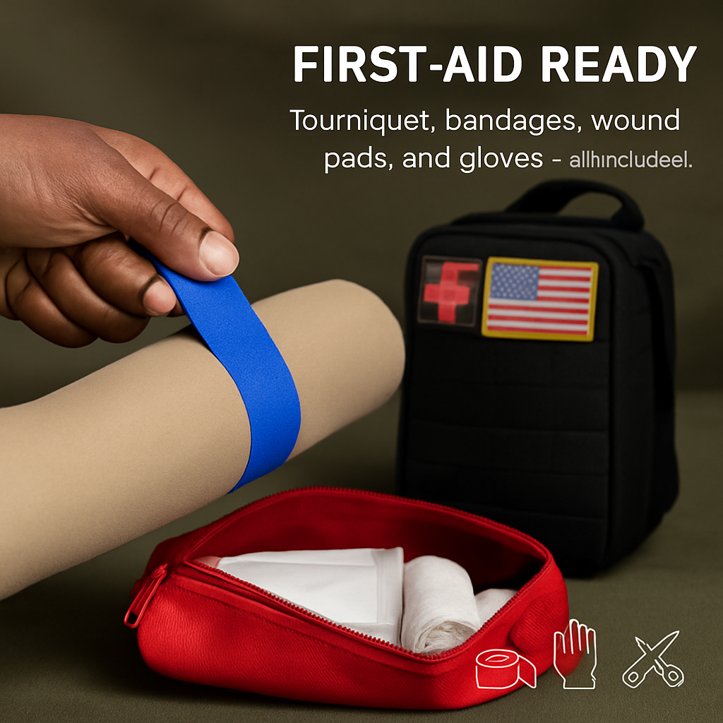 Emergency Survival Kit for Outdoor Gear and First Aid