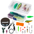 Fishing Lures Kit: Soft & Hard Lures for Salt/Freshwater