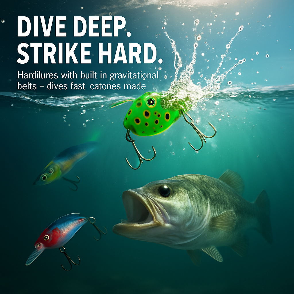 Fishing Lures Kit: Soft & Hard Lures for Salt/Freshwater