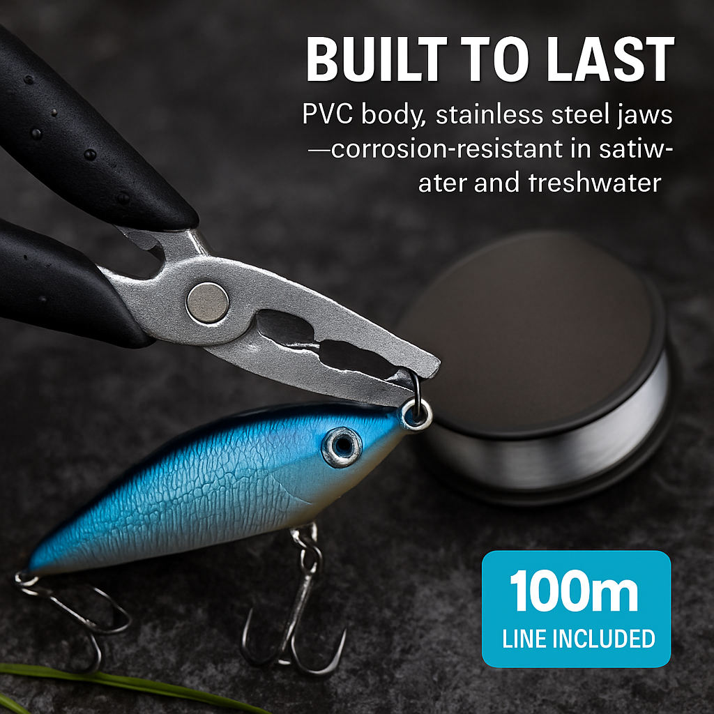 Fishing Lures Kit: Soft & Hard Lures for Salt/Freshwater