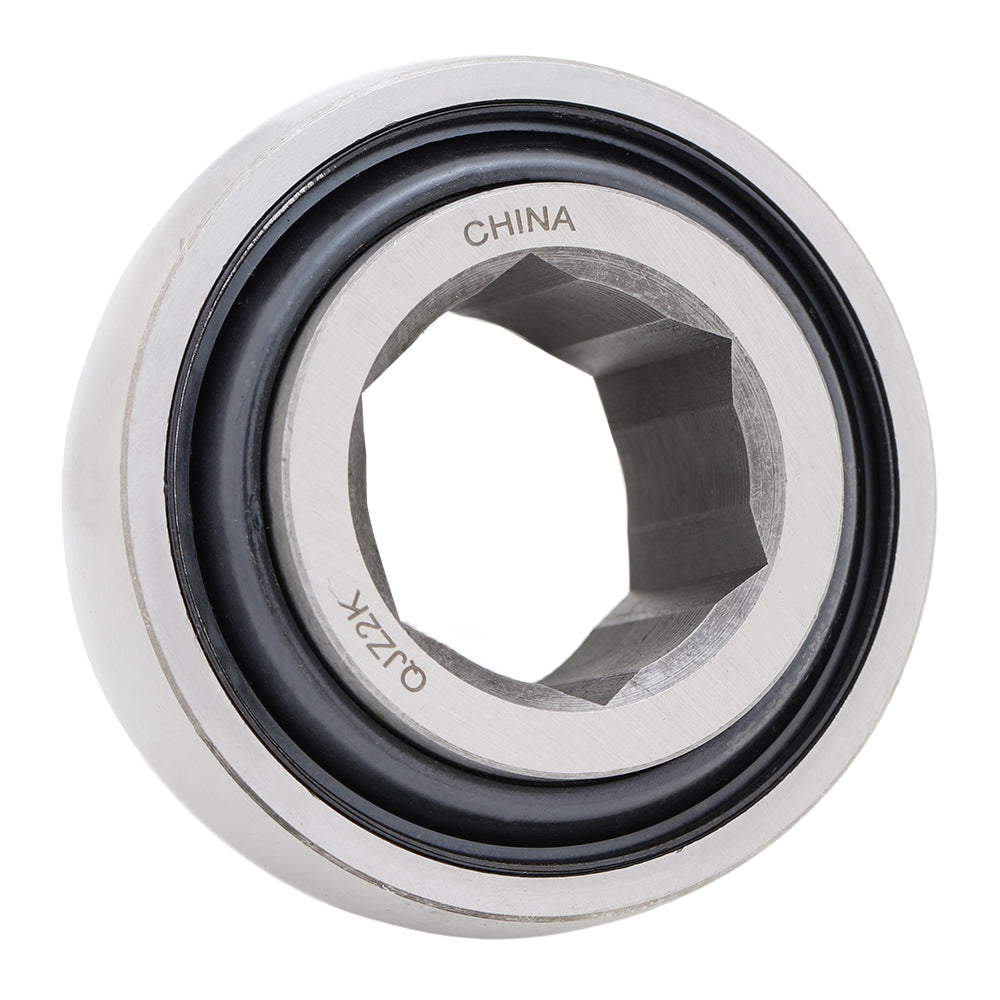 207KRR9, HPS102GP - Agricultural Bearing, 1.126 in Bore (ID) - Hex Bore