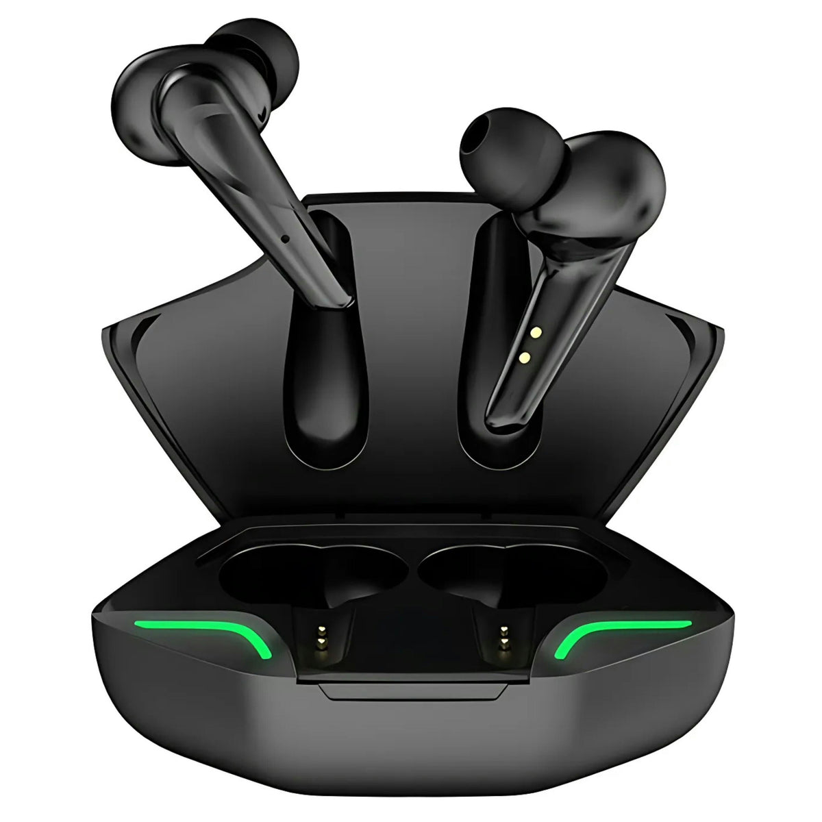 TWS Wireless Earbuds BT5.2 with LED Lights, In-Ear Mini Stereo Pods for Music & Sports