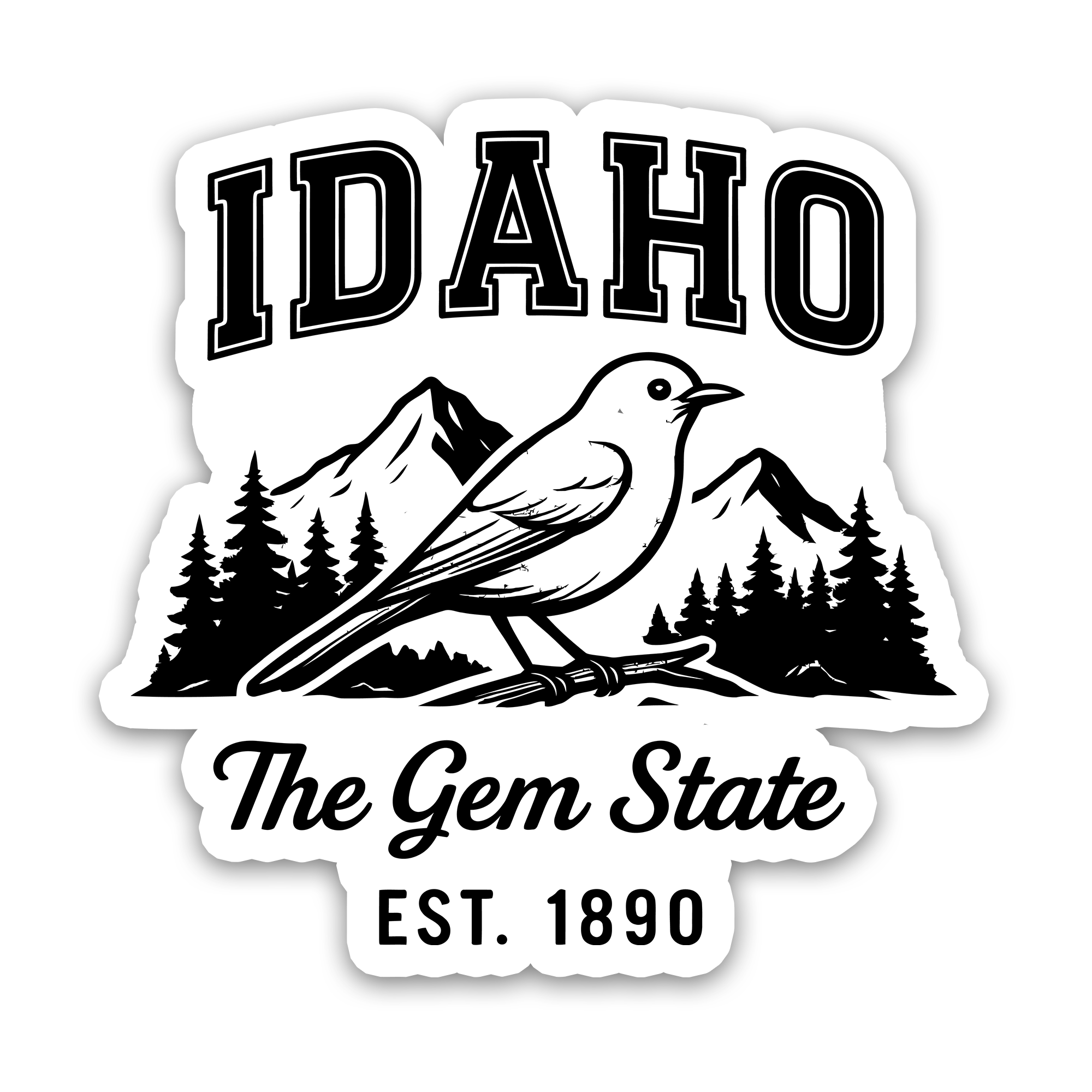 Idaho Sticker - The Gem State