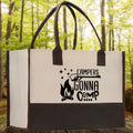 Campers Gonna Camp Cotton Canvas Chic Tote Bag Camping Tote Camping Lover Gift Tote Bag Outdoor Tote Weekender Tote Camper Multipurpose Tote