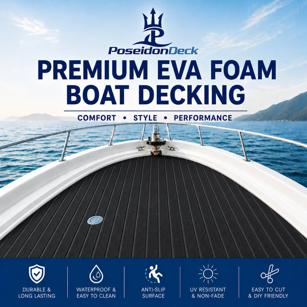 Faux Teak Stripe EVA Foam Boat Flooring