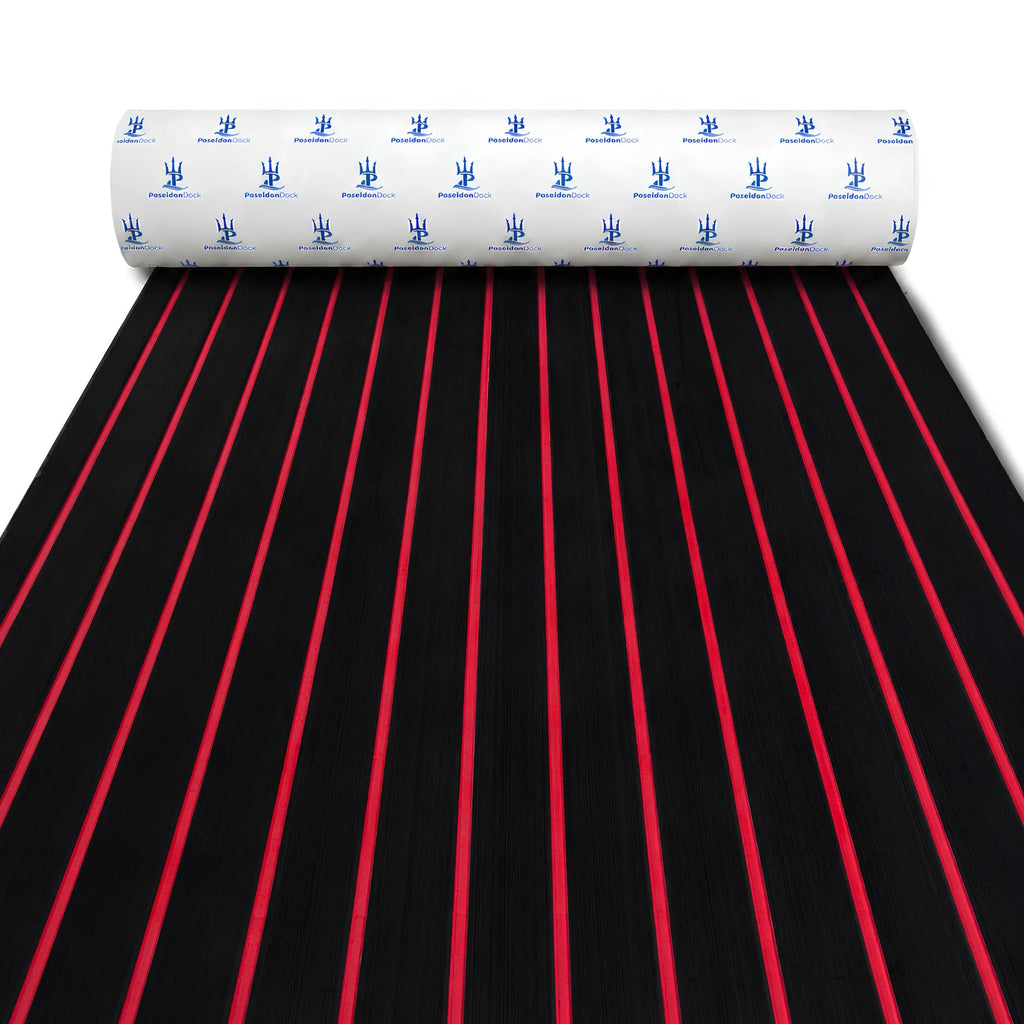 Faux Teak Stripe EVA Foam Boat Flooring