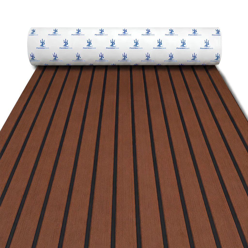 Faux Teak Stripe EVA Foam Boat Flooring
