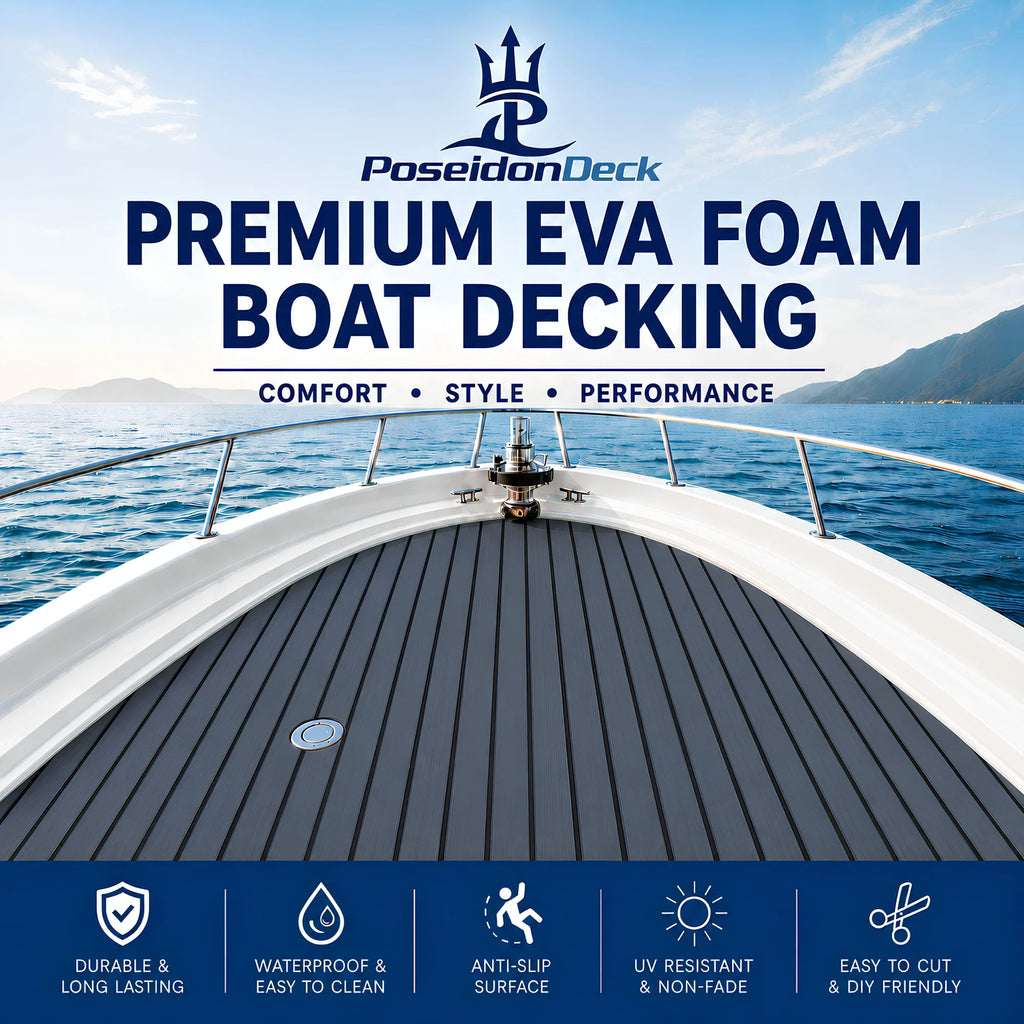 Faux Teak Stripe EVA Foam Boat Flooring