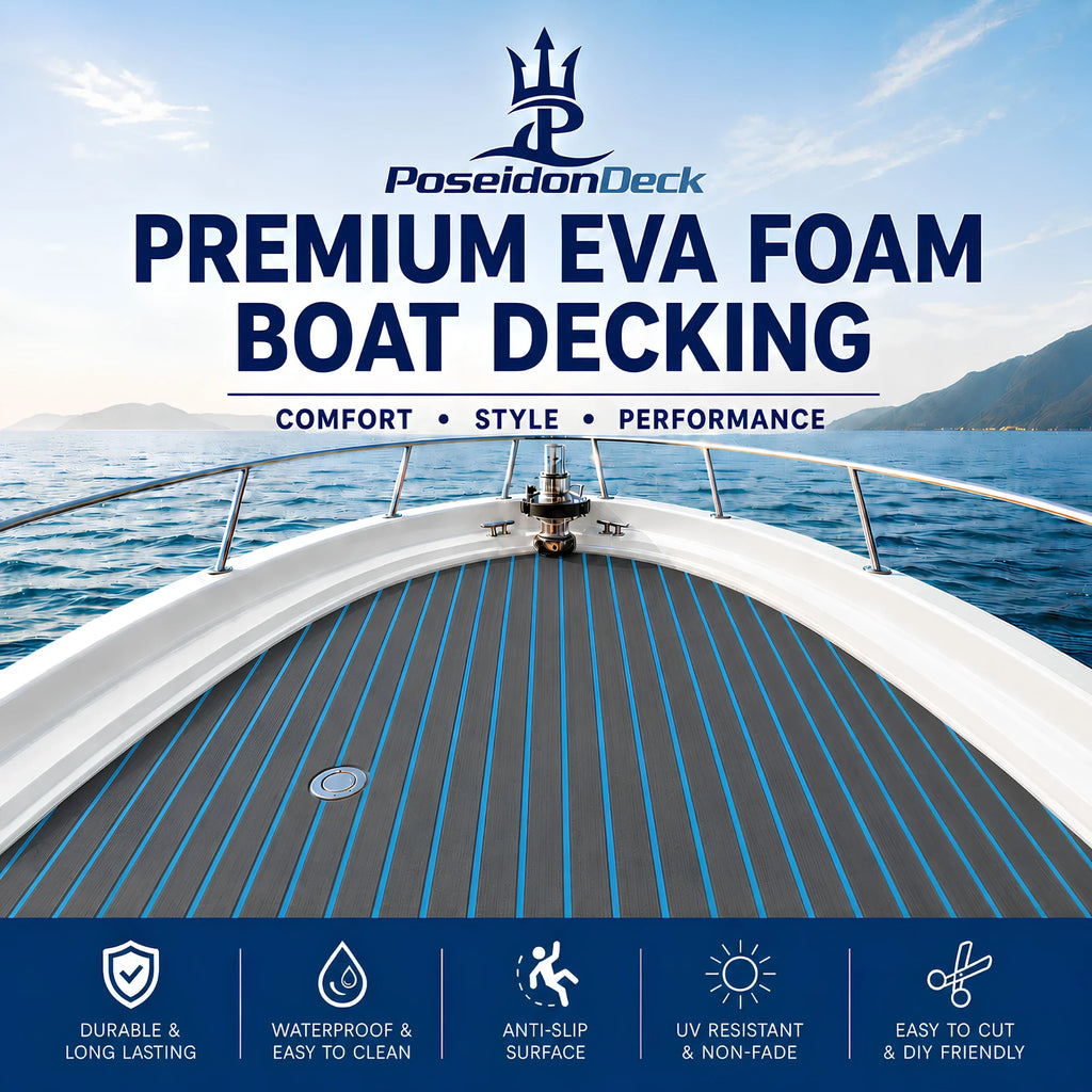 Faux Teak Stripe EVA Foam Boat Flooring