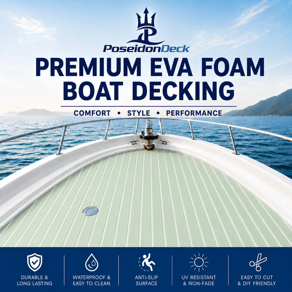 Faux Teak Stripe EVA Foam Boat Flooring