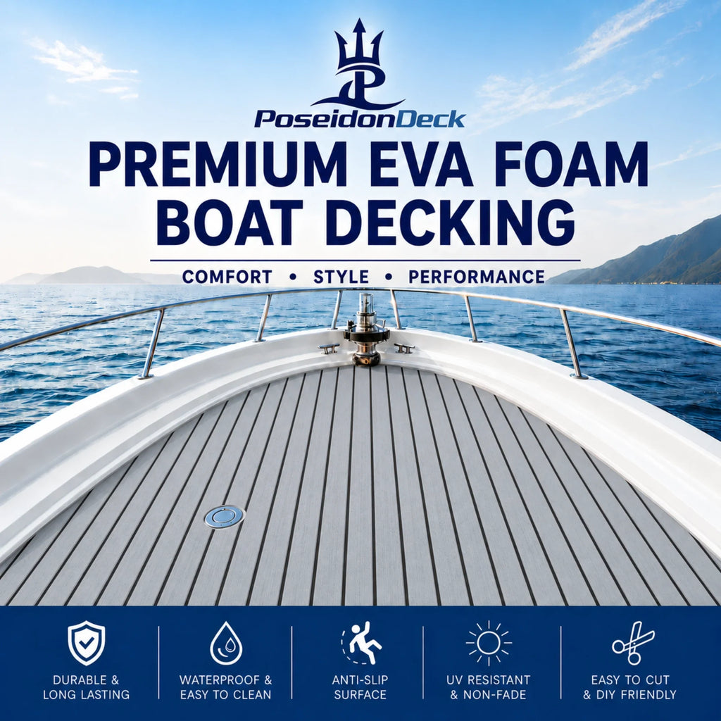 Faux Teak Stripe EVA Foam Boat Flooring