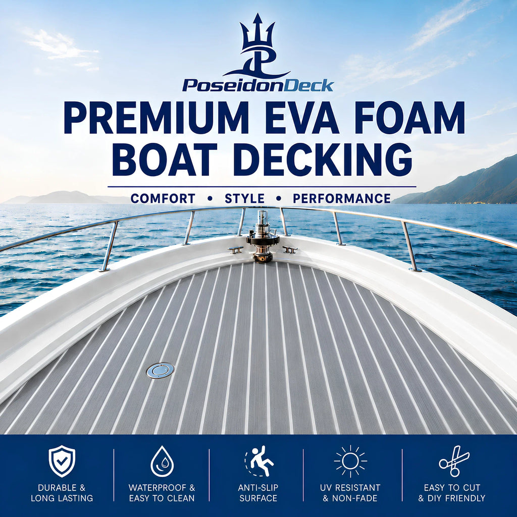 Faux Teak Stripe EVA Foam Boat Flooring