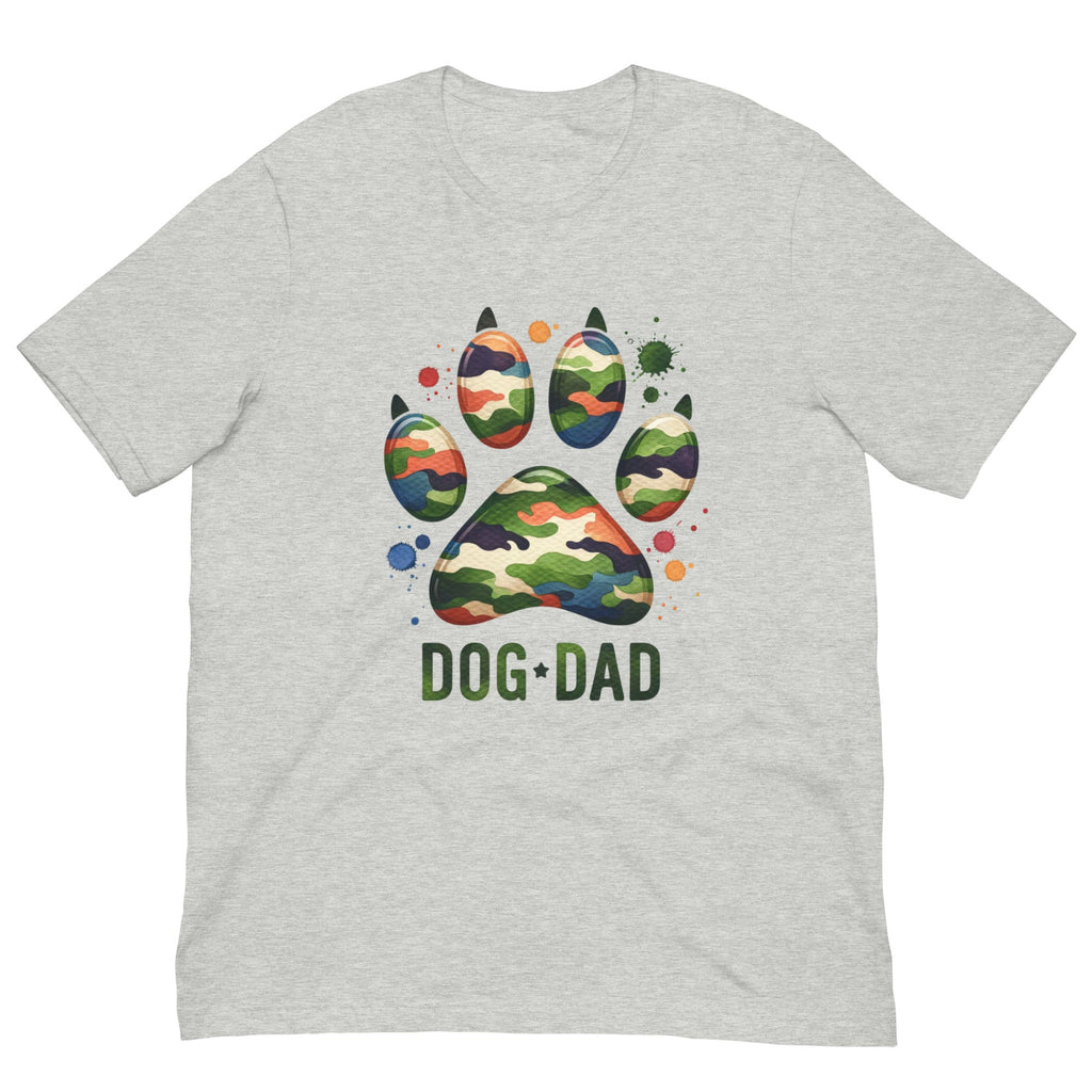 Dog Dad Camo Paw T-shirt